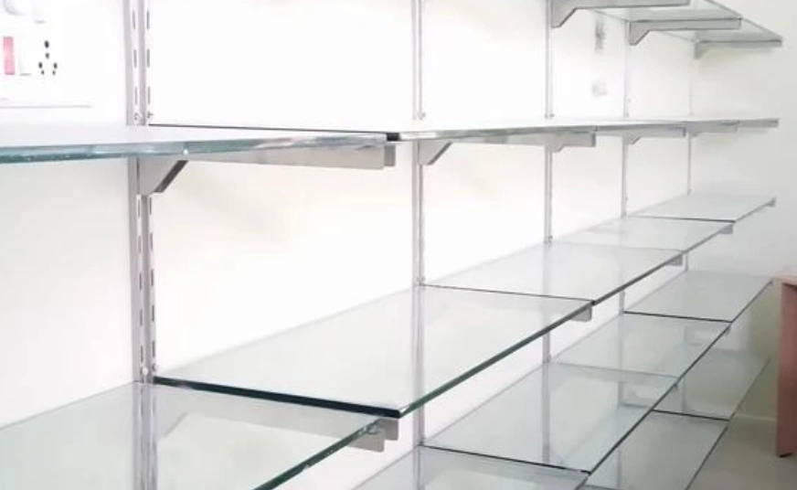 Wall Mounted Glass Display Rack Manufacturers in Chennai